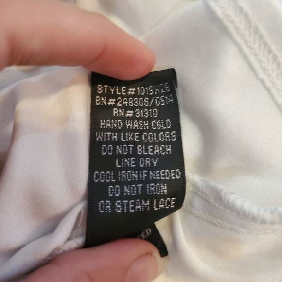 A. Byer medium womens sheer tank top blouse - Picture 9 of 9